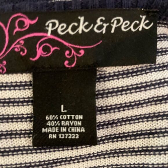 Peck & Peck Open Cardigan - Size Large - Picture 4 of 4